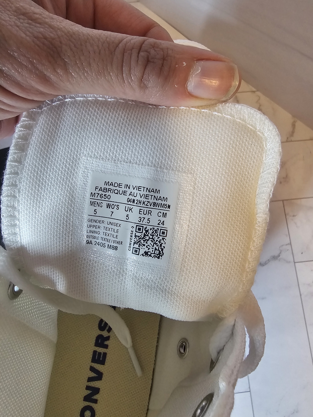 Converse Chuck Taylor All Star High Top Sneakers - White - Picture 10 of 12